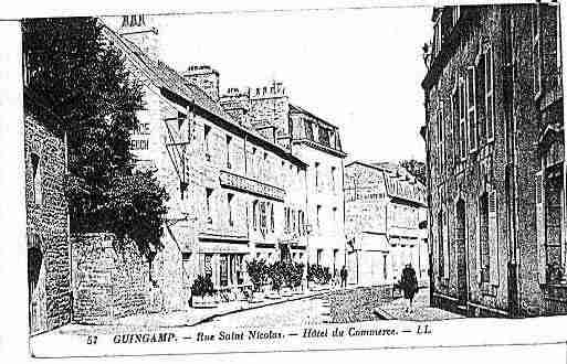 Ville de GUINGAMP Carte postale ancienne